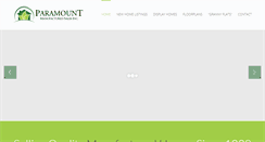 Desktop Screenshot of paramountmanufacturedsales.com